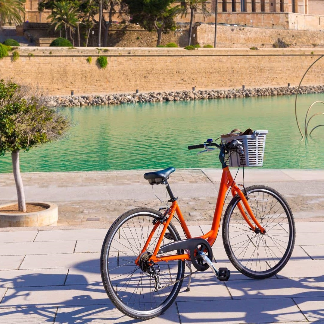 Bicicleta eléctrica en Cala San Vicente