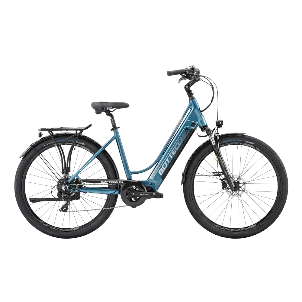 Bottecchia Cambridge Elektrofahrrad zur Miete in Alcudia, Mallorca - Damenmodell mit Korb